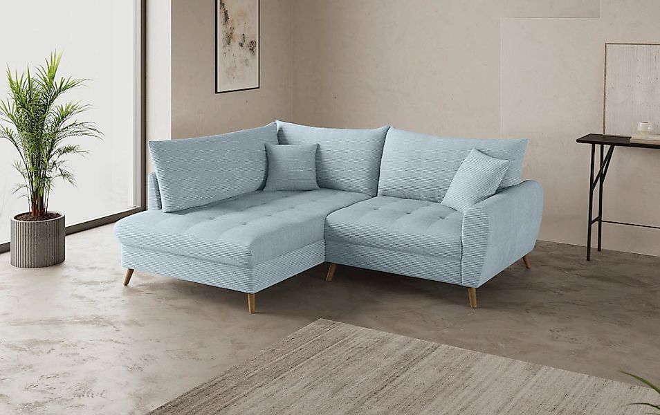Mr. Couch Ecksofa "Blackburn II, L-Form" Mit Kaltschaumpolsterung bis 140 k günstig online kaufen