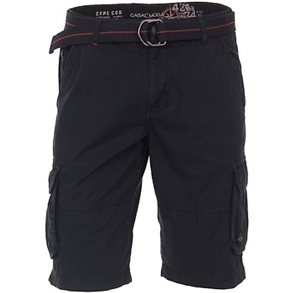 Casa Moda  Shorts Hose Cargo-Bermuda mit Gürtel und seitlichen Taschen günstig online kaufen