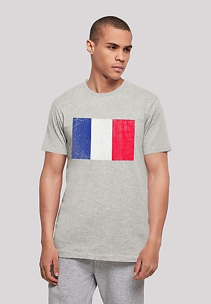 F4NT4STIC T-Shirt "Frankreich Flagge France distressed" Print günstig online kaufen