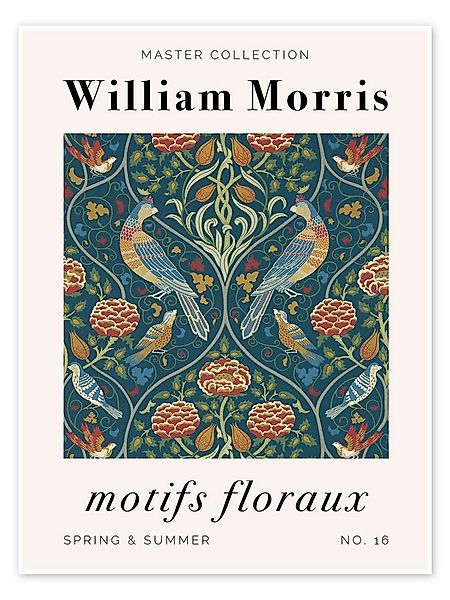 Posterlounge Wandbild Motifs Floraux - Spring & Summer, William Morris, erh günstig online kaufen