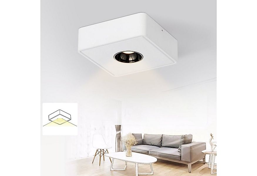 Nettlife LED Aufbaustrahler Weiss Deckenspots mit 1/2 Flammig Aufbau Aufput günstig online kaufen