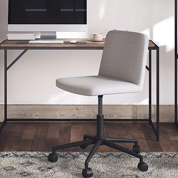 Schreibtischstuhl verstellbar in modernem Design Grau und Schwarz günstig online kaufen