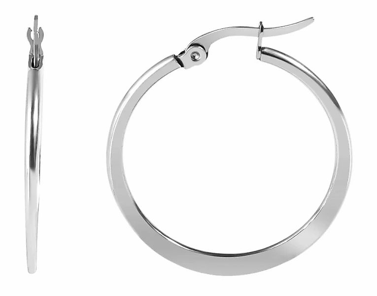 Adelia´s Paar Creolen "Damen Ohrringe – Creole aus Edelstahl" Ideal als Ges günstig online kaufen