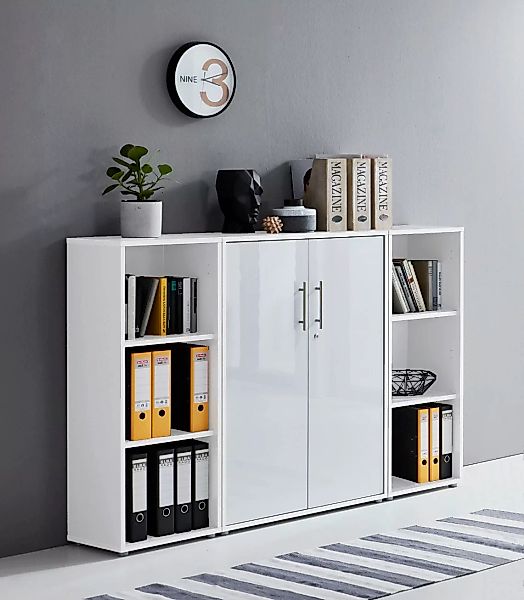 BMG Möbel Büromöbel-Set "Tabor", besteht aus 1 Schrank und 2 Regalen günstig online kaufen