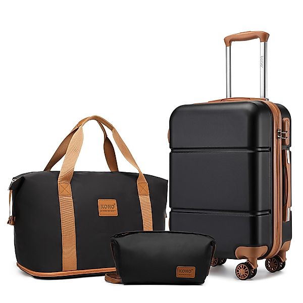 KONO Hartschalen-Trolley Hartschalen-Handgepäck, Kabinenkoffer mit Zahlensc günstig online kaufen