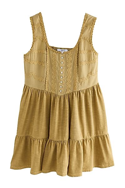Next Jerseykleid Besticktes Korsettkleid aus 100 % günstig online kaufen
