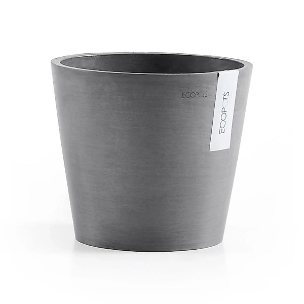 Ecopots Pflanztopf Amsterdam Ø 20 cm x 18 cm Grau günstig online kaufen