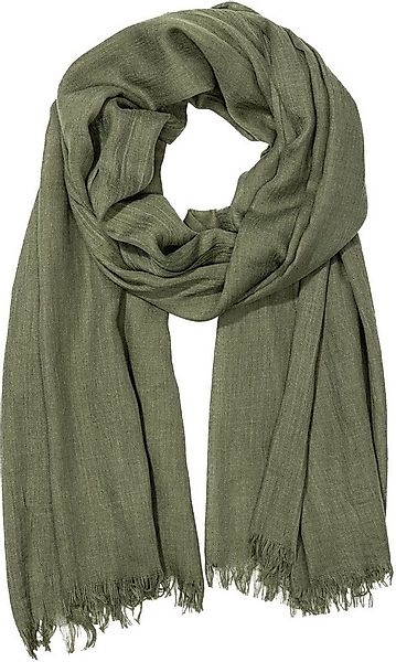 Caspar Modeschal SC514 Damen XL Vintage Schal mit kleinen Fransen günstig online kaufen