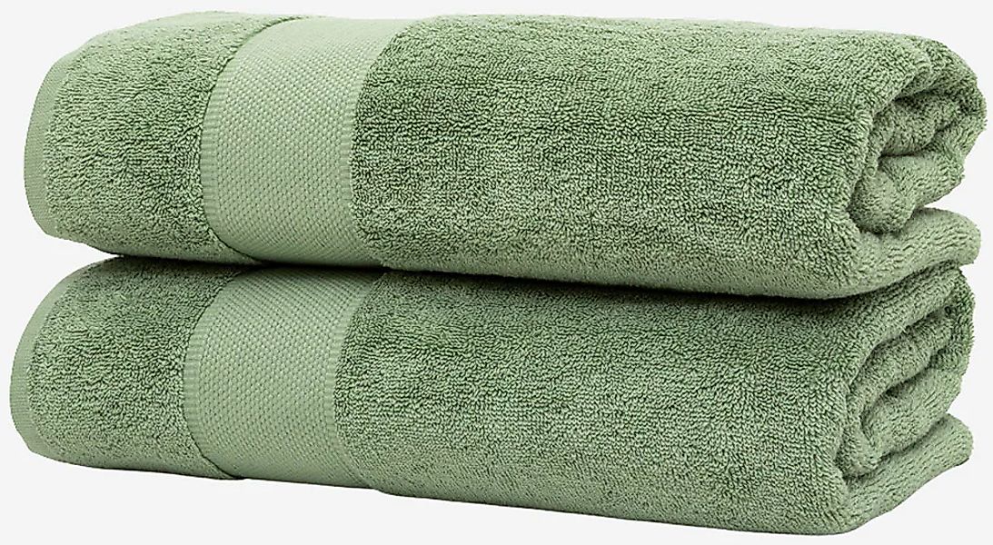 Wolkenfeld Duschtücher "Premium Low-Twist Baumwolle 550 g/m² – 2 große Dusc günstig online kaufen