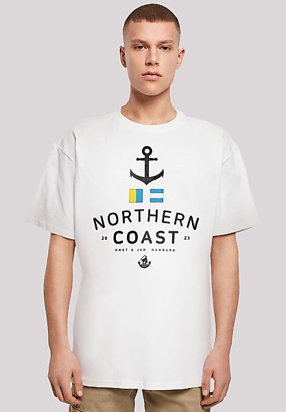 F4NT4STIC T-Shirt "Nordsee Nordic Coast Knut & Jan Hamburg" Print günstig online kaufen