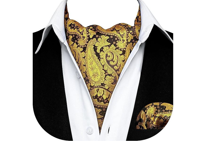 LuxusKollektion Krawatte Krawattenschal Herren Ascot Paisley Hochzeit A-Gol günstig online kaufen