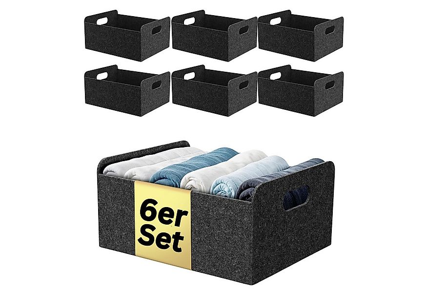 Bada Bing Aufbewahrungskorb Filzkorb Filz Aufbewahrungsbox Regalkorb Organi günstig online kaufen