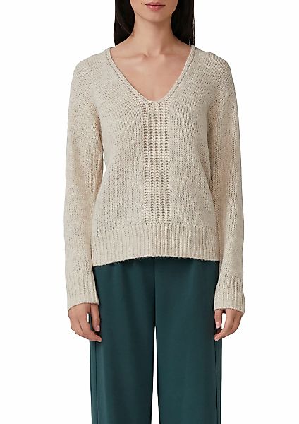 s.Oliver Strickpullover, mit V-Ausschnitt günstig online kaufen