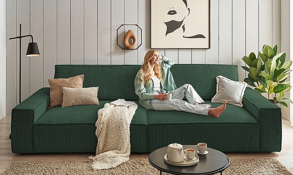 Home affaire Big-Sofa "NEU: SHERWOOD XXL, Big-Sofa (316cm), extra tiefe Sit günstig online kaufen