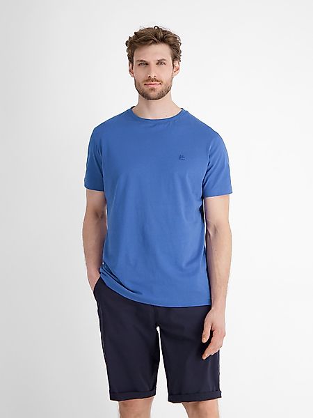 LERROS Kurzarmshirt mit Logostickerei auf der günstig online kaufen