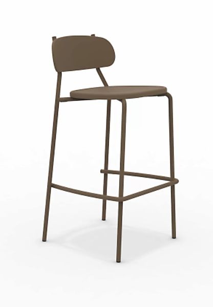 Fox Outdoor Barstuhl mit Rückenlehne corten CO günstig online kaufen