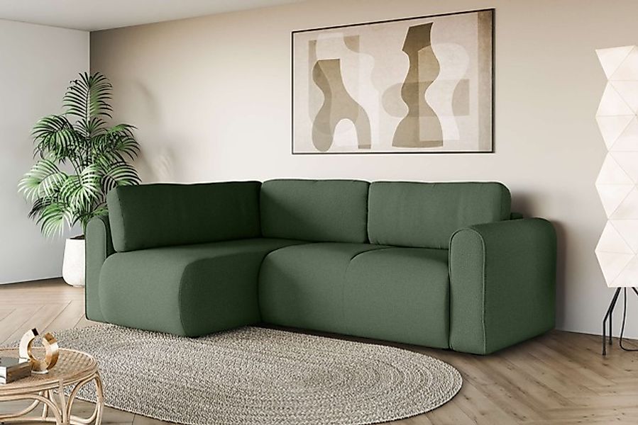 INOSIGN Ecksofa »Zacharia wahlweise Schlafsofa mit Bettkasten, B/T/H 250/16 günstig online kaufen