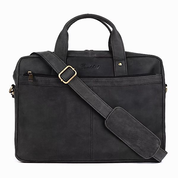 Benthill Aktentasche Echt Leder Laptoptasche Büro günstig online kaufen