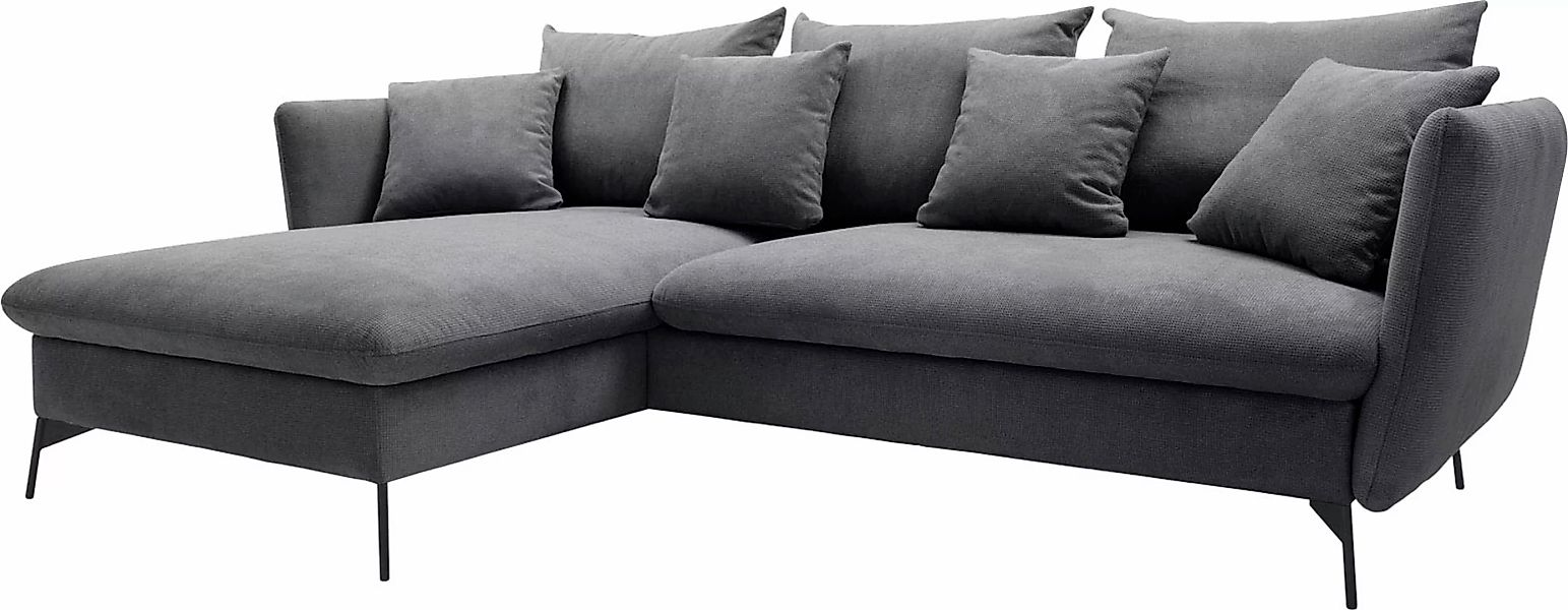 andas Ecksofa »LIVORNO,258 cm, L-Form,«, Schlaffunktion u. Bettkasten (139/ günstig online kaufen