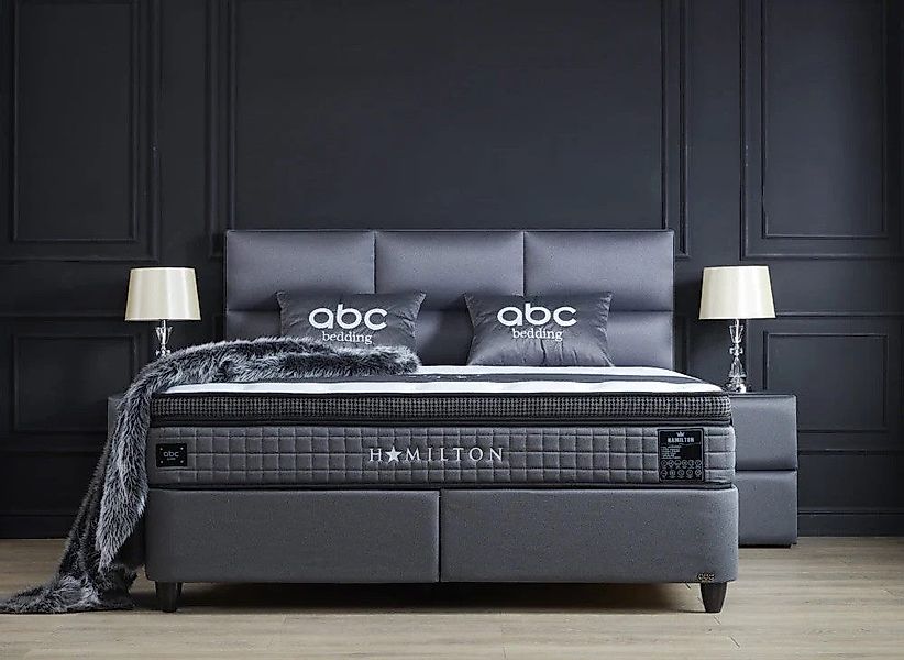 abc bedding Boxspringbett HAMILTON Voll-orthopädisches Komfortbett günstig online kaufen
