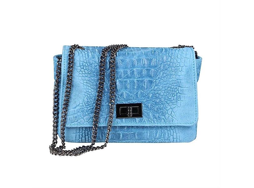 ITALYSHOP24 Schultertasche Made in Italy Damen Leder Tasche CrossOver, mit günstig online kaufen