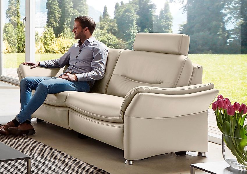 HUKLA 2,5-Sitzer »HU-SF15058 Ledersofa, Breite 194 cm«, aus Leder, optional günstig online kaufen