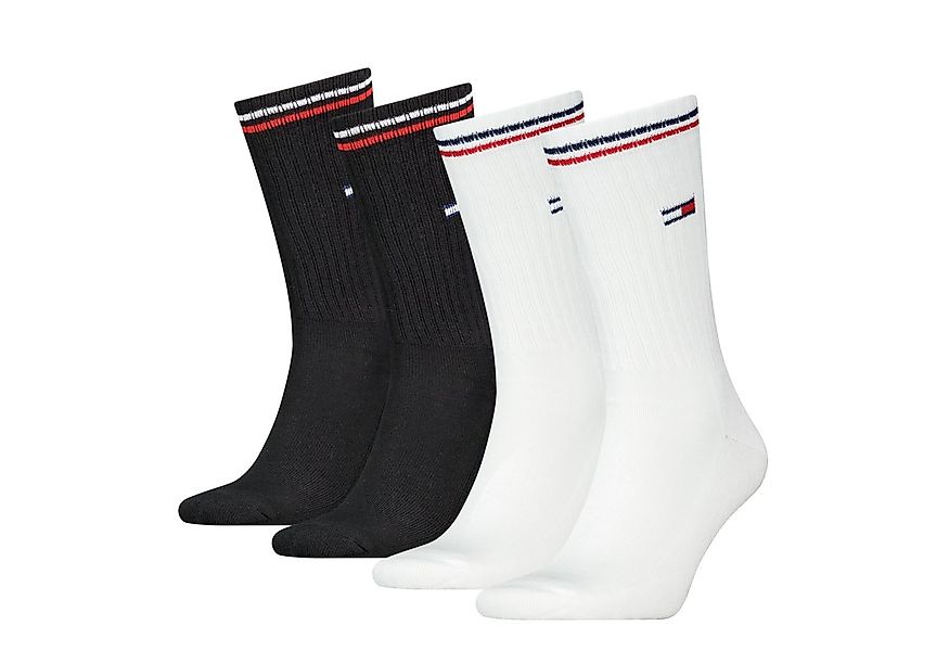 Tommy Hilfiger Socken TH UNI TJ SOCK 4P ICONIC (4 Paar) Logo am Bündchen günstig online kaufen
