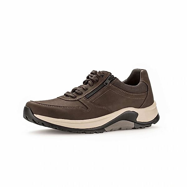 Gabor Sneaker "rollingsoft Sneaker low Materialmix Leder/Textil" günstig online kaufen