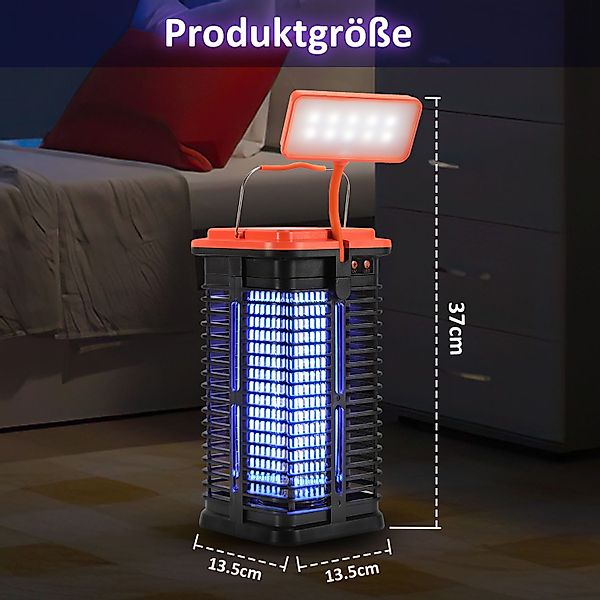 Clanmacy Insektenvernichter Solar Insektenvernichter Mückenlampe Lampe günstig online kaufen