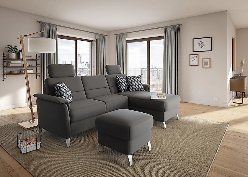 sit&more "Palmera L-Form, B: 244 cm" optional Bettfunktion & Bettkasten, Fe günstig online kaufen