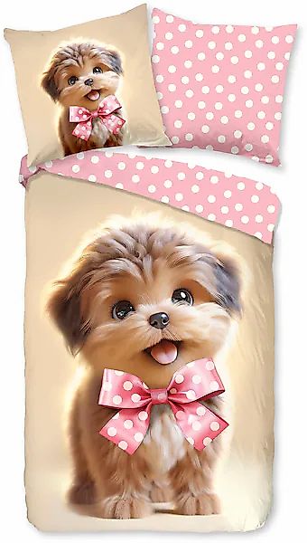 PURE luxury collection Kinderbettwäsche »Bobi«, Mikrofaser, 135x200, 2 Teil günstig online kaufen