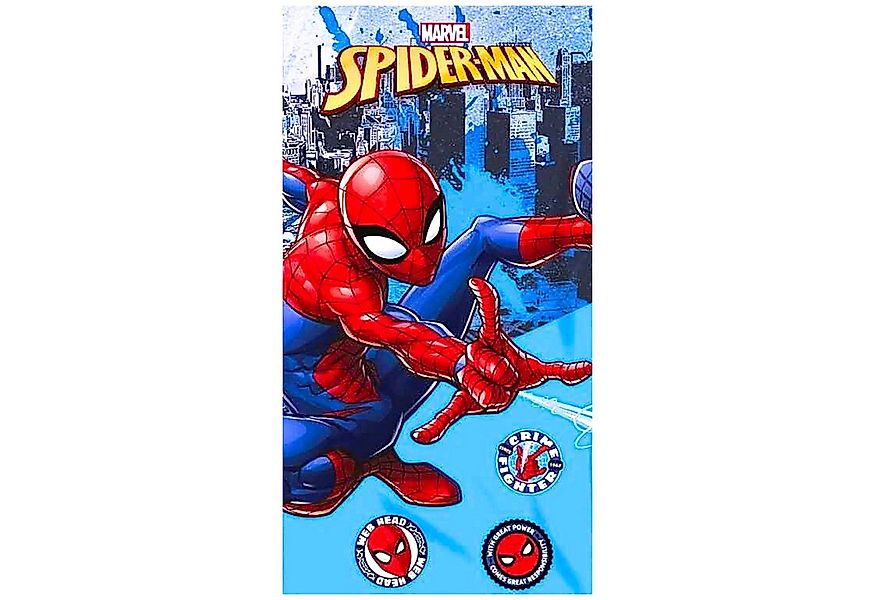 Spiderman Badetuch Marvel, Baumwolle, Kinder Strandtuch 70 x 140 cm günstig online kaufen