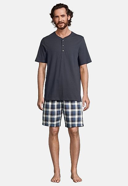 Schiesser Pyjama Night & Home (Set, 2 tlg) Schlafanzug - Baumwolle - Atmung günstig online kaufen