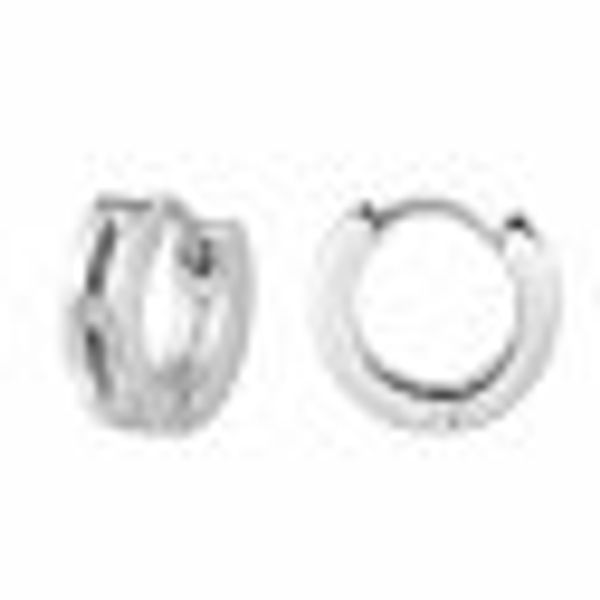 Klappcreolen Edelstahl glanz Zirkonia günstig online kaufen