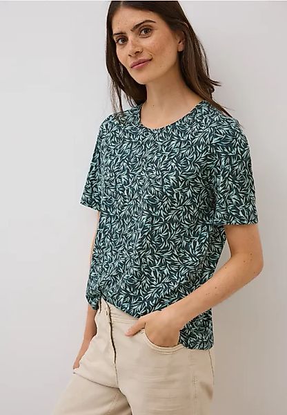Gemustertes Basic T-Shirt günstig online kaufen