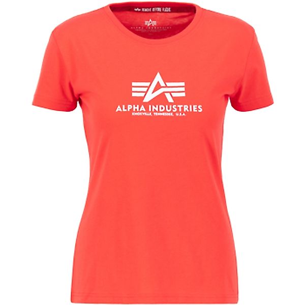 Alpha Industries  T-Shirts & Poloshirts New Basic T-Shirt BL W - radiant re günstig online kaufen