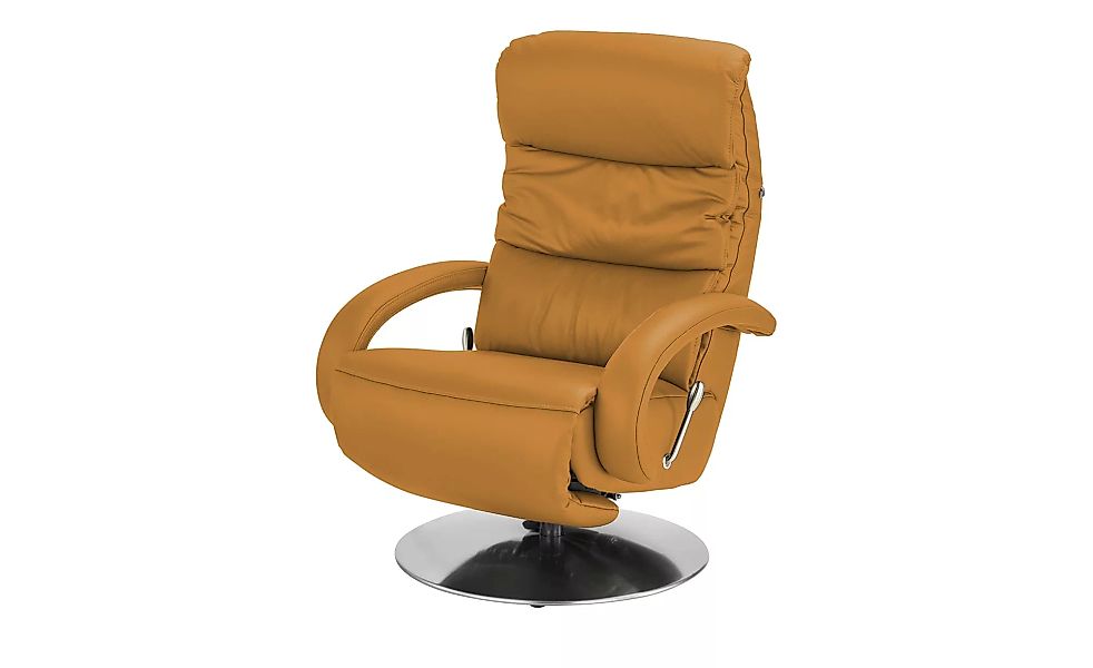 Hukla Leder-Relaxsessel  Florian - orange - 73 cm - 102 cm - 91 cm - Polste günstig online kaufen