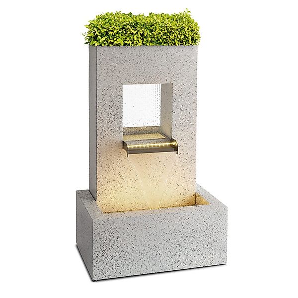 blumfeldt Wasserspiel Bloomingstone Brunnen, brunnen spring günstig online kaufen
