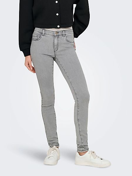 ONLY Skinny-fit-Jeans "ONLRAIN LIFE REG SKINNY DNM" mit Gürtelschlaufen günstig online kaufen