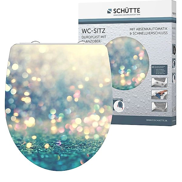 Schütte WC-Sitz Magic Light Duroplast mit Absenkautomatik & Schnellverschlu günstig online kaufen