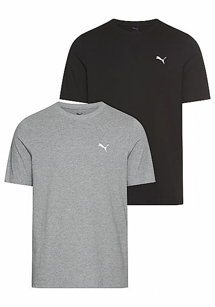 PUMA T-Shirt "ESS LOGO TEE MULTIPACK M" 2 Stk. Doppelpack, 2 Stück günstig online kaufen