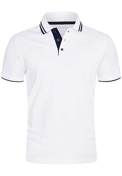 Rello & Reese Poloshirt RRCOLIMA Herren Kurzarm Polo-Hemd T-Shirt in Piqué- günstig online kaufen