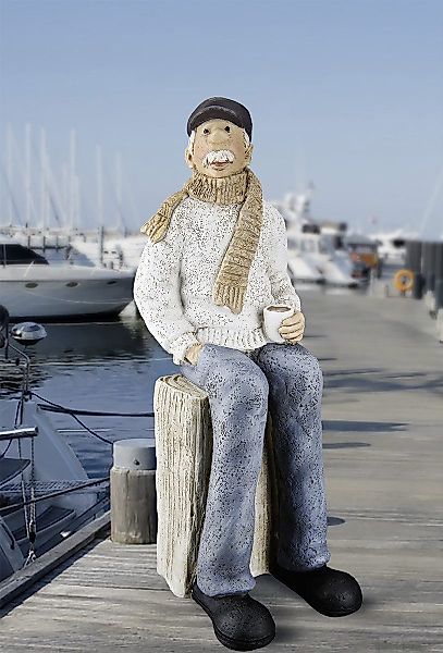 GILDE Skulptur Dekofigur Seemann Sigvard Poly günstig online kaufen