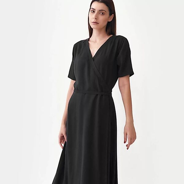 Tencel Wickel Kleid günstig online kaufen