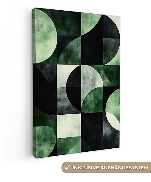 OneMillionCanvasses® Leinwandbild Abstrakt - Grün - günstig online kaufen