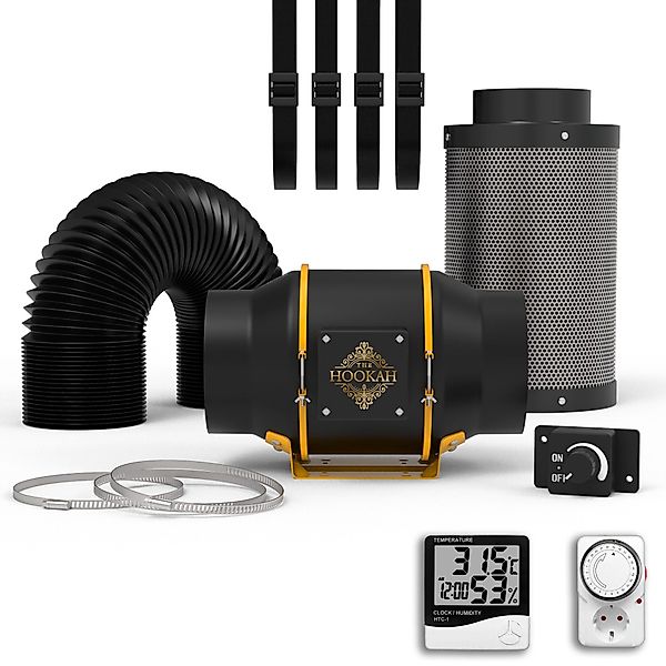 THE HOOKAH Radialventilator Rohrventilator 150 Abluft günstig online kaufen