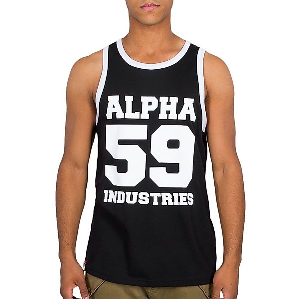 Alpha Industries 59 Ärmelloses T-shirt XS Black günstig online kaufen