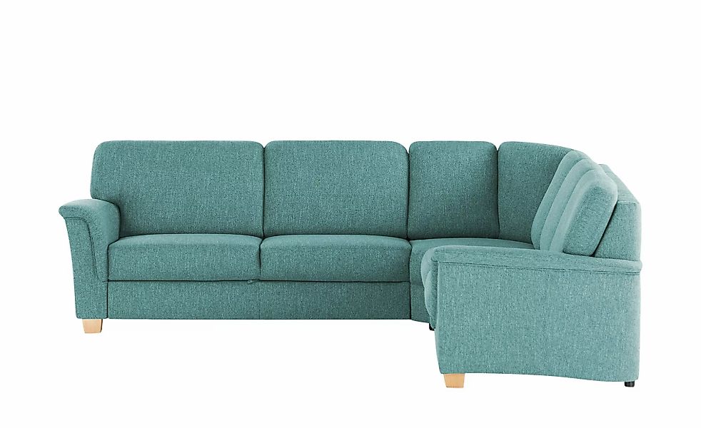 smart Ecksofa  Valencia ¦ türkis/petrol ¦ Maße (cm): B: 272 H: 90 T: 242.0 günstig online kaufen