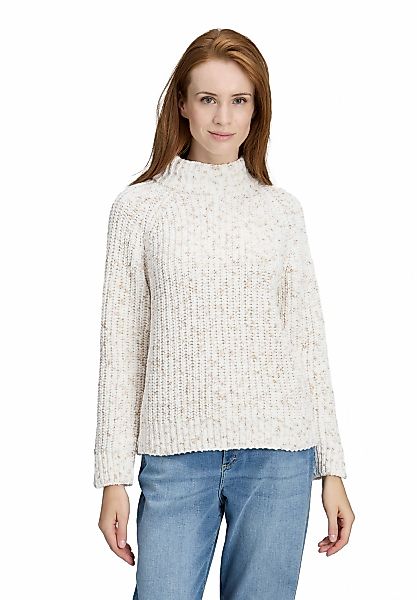 Cartoon Strickpullover "Cartoon Damen Strickpullover mit Stehkragen", (1 tl günstig online kaufen