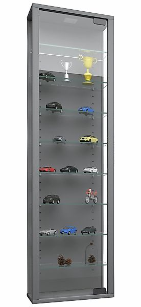 VCM Wandregal "Wandvitrine Hängevitrine Glasvitrine Stano Maxi" 1 Stk. tlg. günstig online kaufen